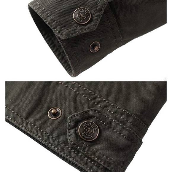 NWT 🥳HP12/2🥳Wenven Men's Military Style Jacket!! - Picture 6 of 8